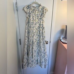 En Saison maxi eyelet dress